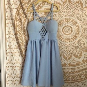 Baby blue dress